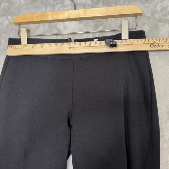 J Crew Pants Womens 6 Black Ponte Knit Stretch Pull On Slim Career Capsule - Picture 9 of 13